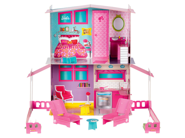 Gehe zu Vollbildansicht: Lisciani Barbie Dream Summer, zweistöckige Villa - Bild 2