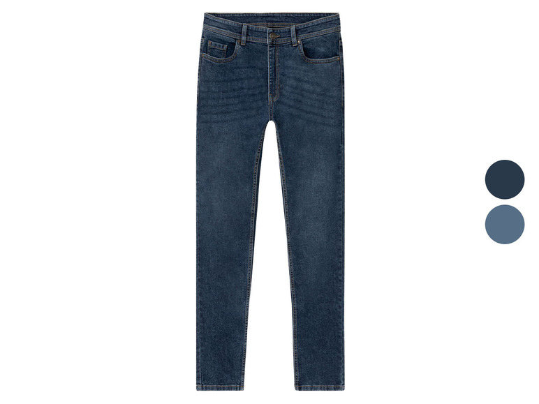 Gehe zu Vollbildansicht: LIVERGY® Herren Jeans, Straight Fit, mit Bio-Baumwolle - Bild 1