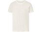 Einfaches cremefarbenes Kurzarm-T-Shirt
