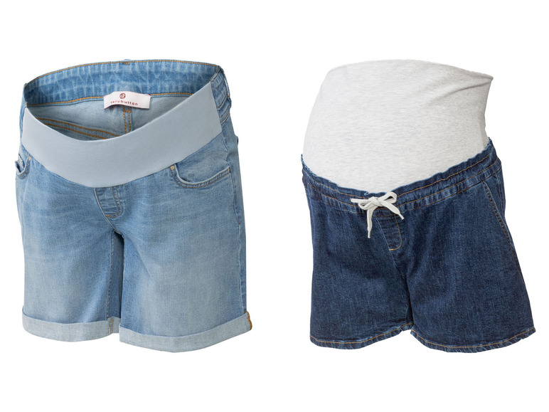 Gehe zu Vollbildansicht: bellybutton Damen Umstands-Shorts, mit Unterbauchbund - Bild 1