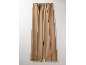 Weite beige Damenhose mit elastischem Bund.