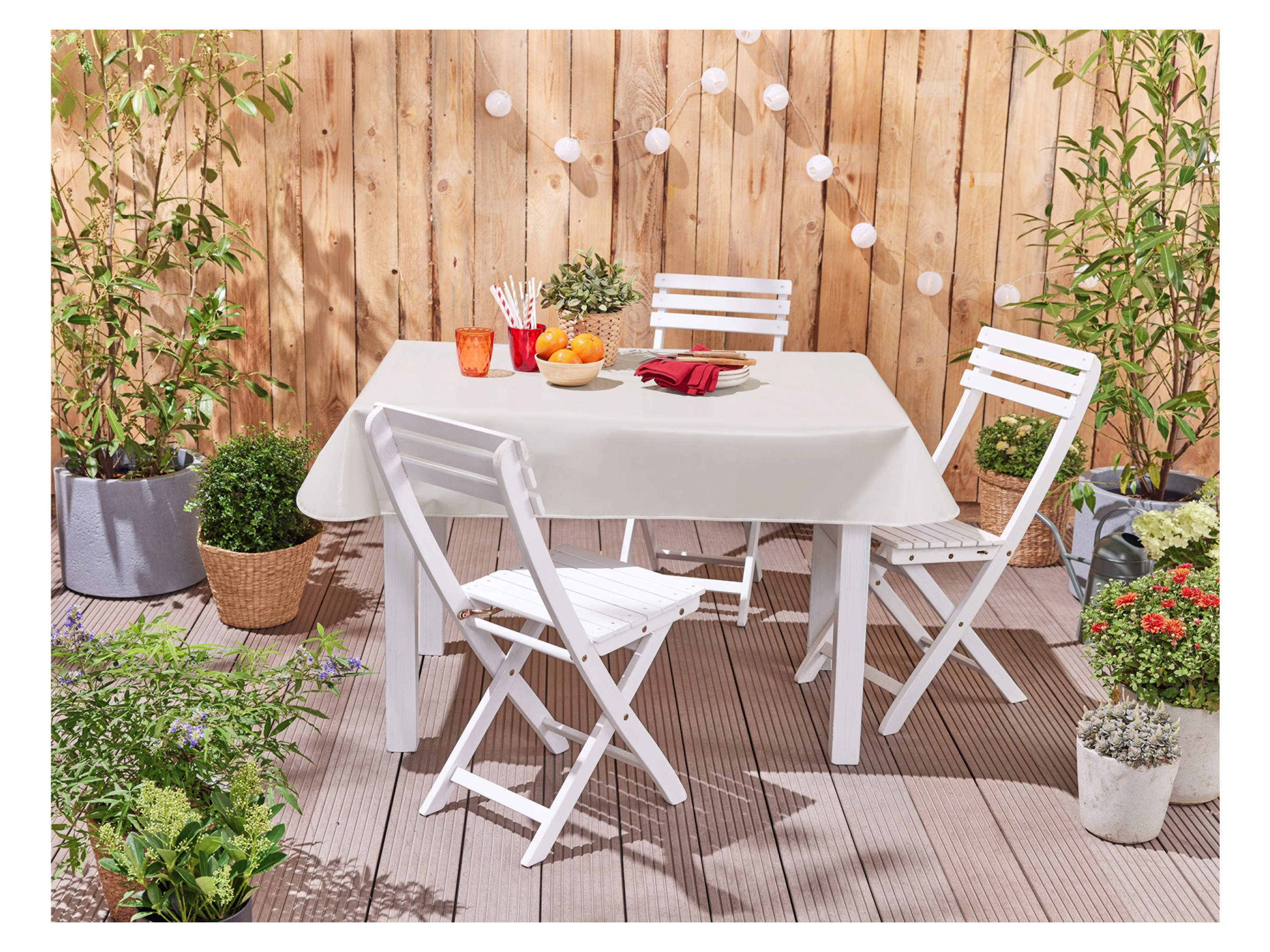 Thumbnail - LIVARNO home Lacktischdecke abwischbar (110x140cm, Grau)