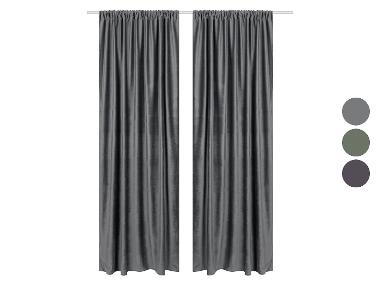LIVARNO home Vorhang Samt, 135 x 254 cm