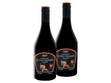 2 x 0,7-l-Flasche Spirituosenpaket DELUXE Gesalzener Karamell Sahnelikör 17% Vol