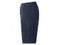 Dunkelblaue Cargo-Shorts mit elastischem Bund und Kordelzug