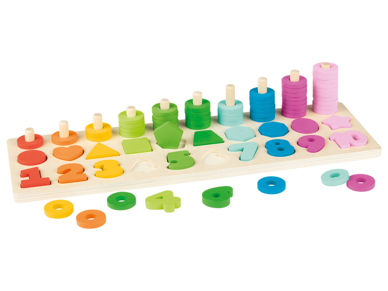 Gehe zu Vollbildansicht: Playtive Holz-Rechenspielzeug, nach Montessori-Art - Bild 10