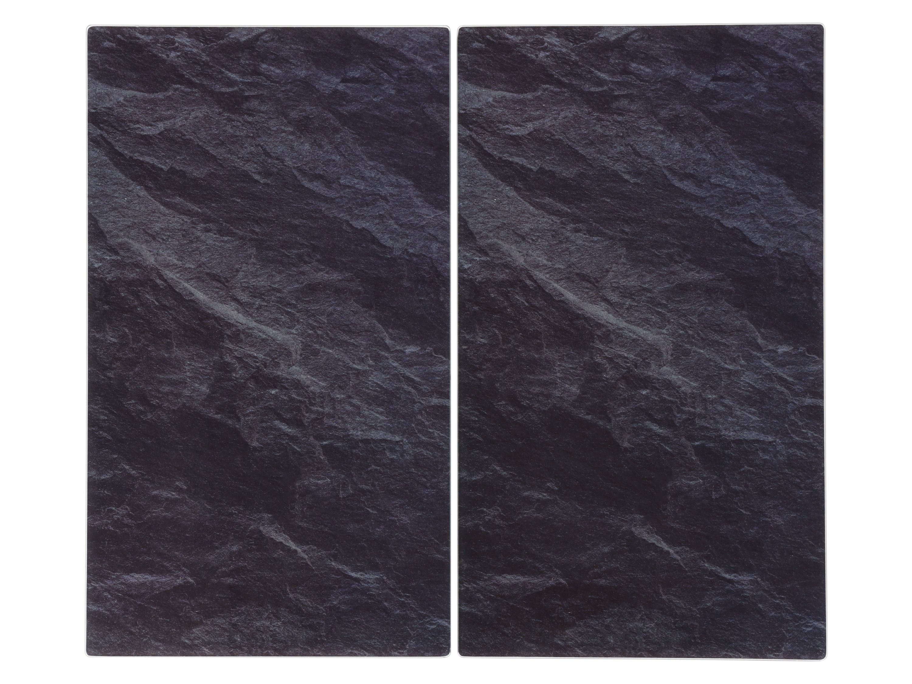 SILVERCREST® Herdabdeckplatte Glas (Schiefer)