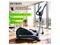 Stromloser Christopeit Sport Crosstrainer Ergometer Eco 2000 in einem modernen Wohnzimmer.