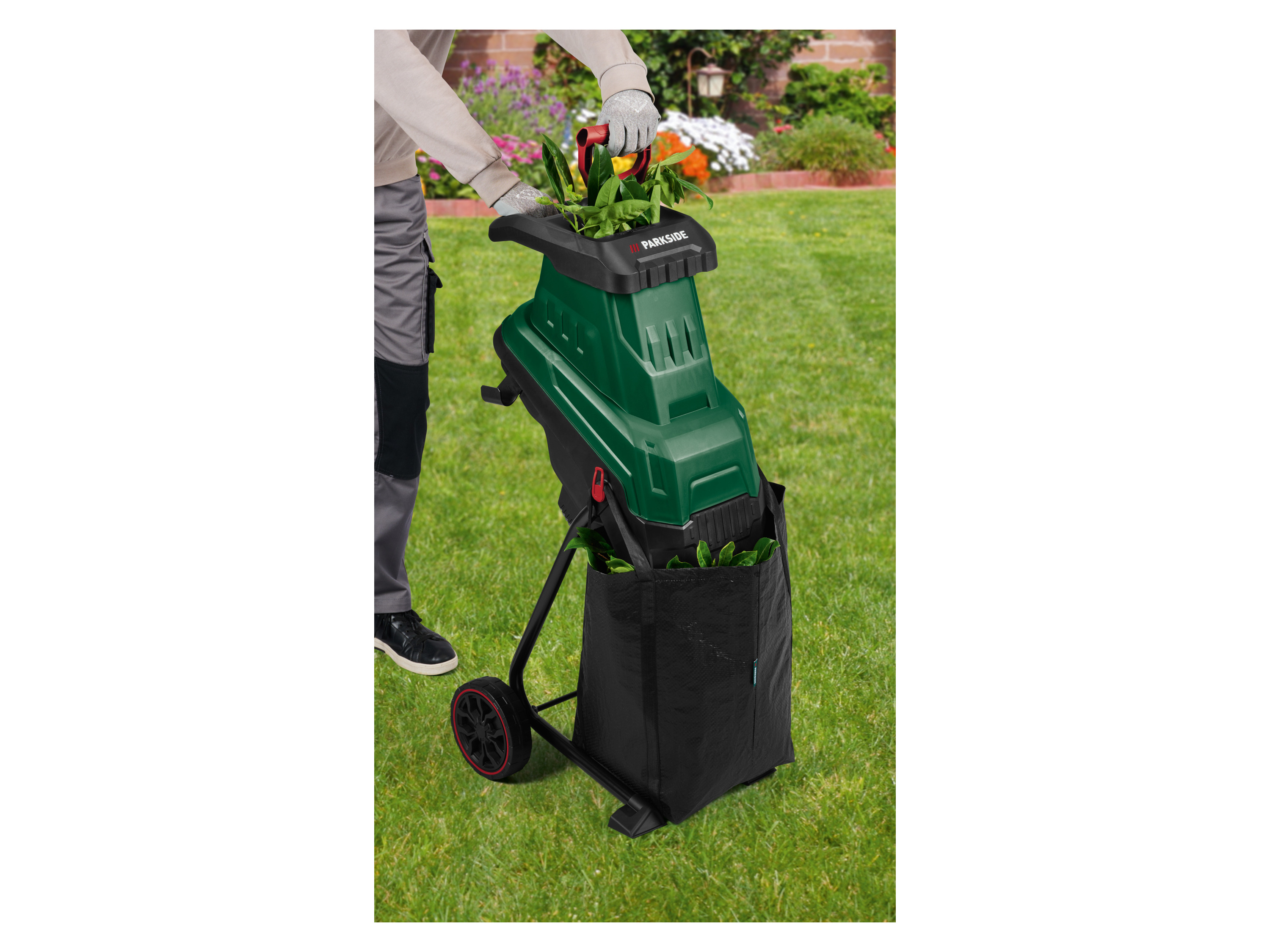 Thumbnail - PARKSIDE® Messerhäcksler »PEMH 2400 B2«, Fangbox 40 l