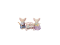 Fuchsfamilienfiguren mit Eltern und zwei Babys in einem Doppelkinderwagen.