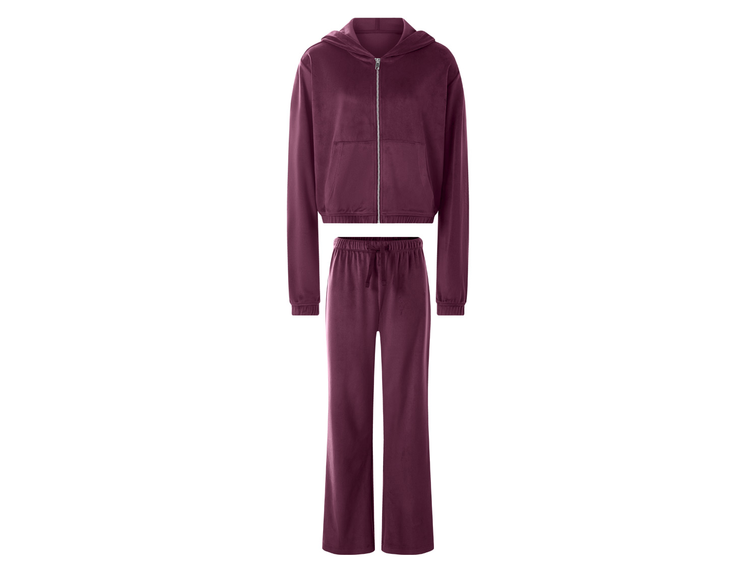 ESMARA KIDS Mädchen Hausanzug Nicki (Bordeaux, 146/152)