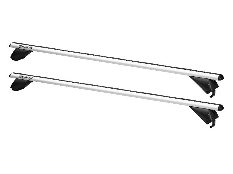 Zwei Ultimate Speed Dachträger aus Aluminium.