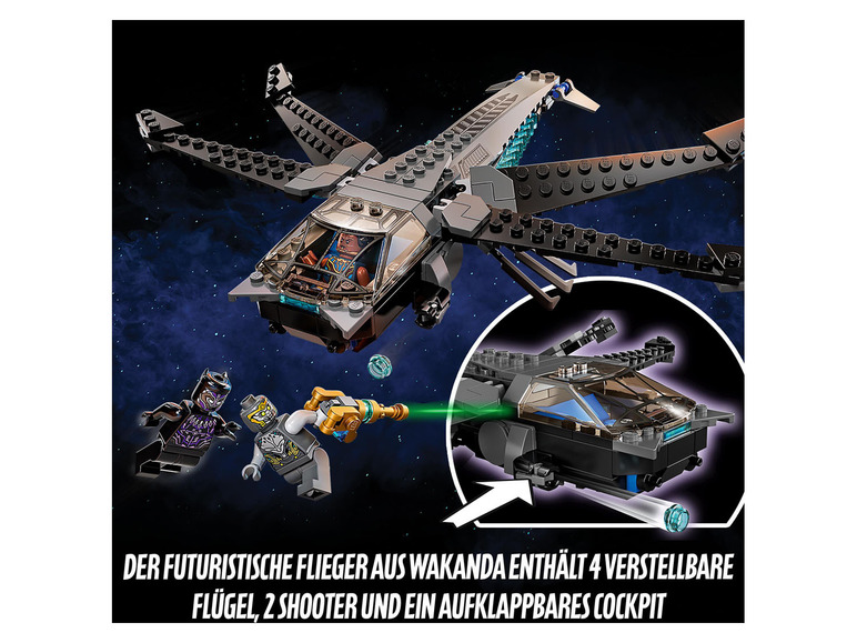 Gehe zu Vollbildansicht: LEGO® Marvel Super Heroes 76186 »Black Panthers Libelle« - Bild 8