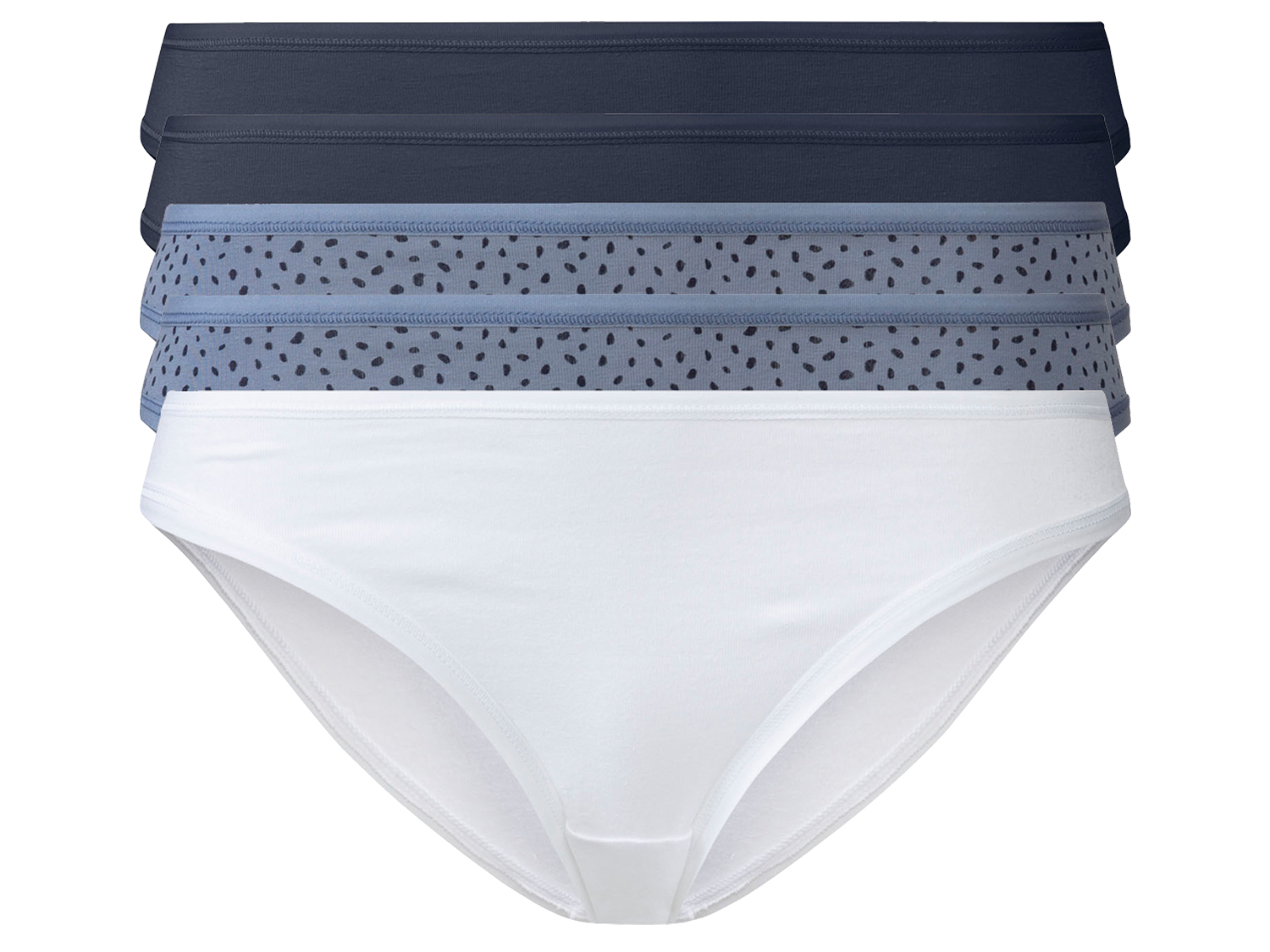 esmara® Damen Minislips 5er (marine/blau/weiß, S(36/38)) | 04055333070639 esmara® Damen Minislips 5er (marine/blau/weiß, S(36/38)) | 04055333070639