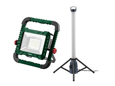 PARKSIDE PERFORMANCE® LED-Arbeitsleuchten-Set: 360° »PALS 50 B1« & »PASL 44 A1«