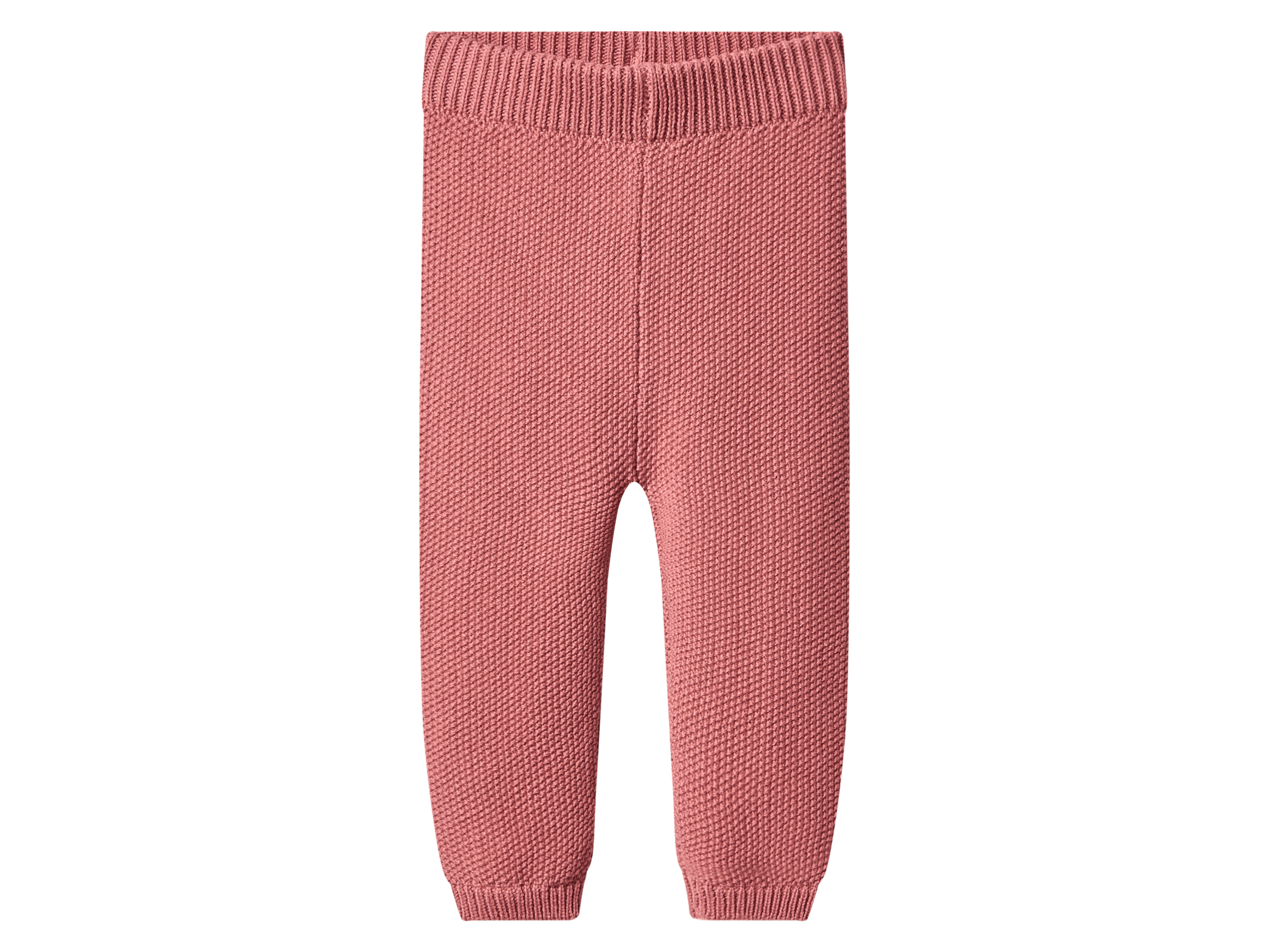 LUPILU® Baby Mädchen Jungen Strickhose (Rose, 86/92)
