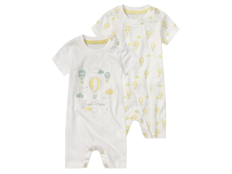 Gehe zu Vollbildansicht: lupilu® Baby Pyjama, 2 Stück, aus reiner Bio-Baumwolle - Bild 16