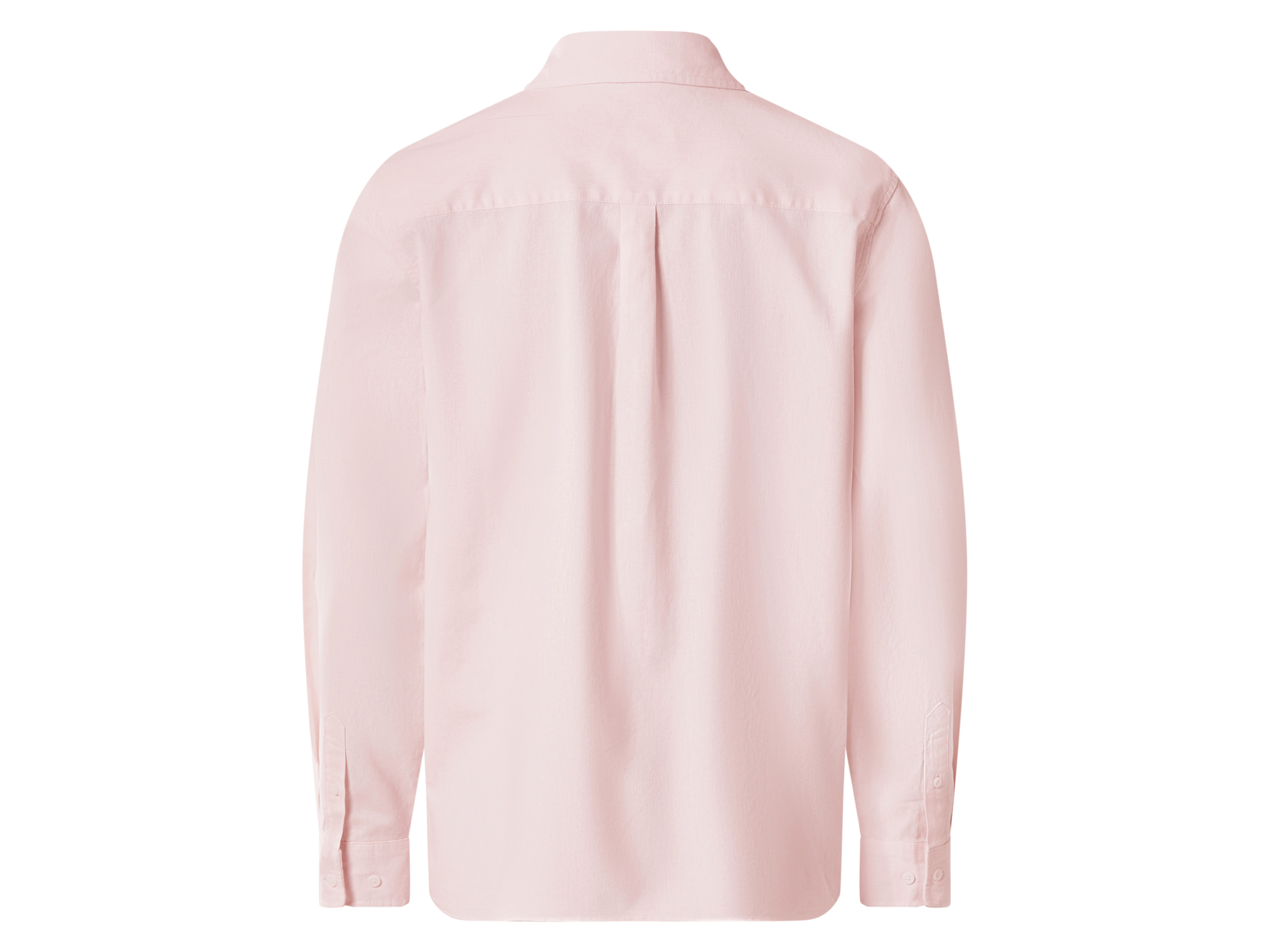 ESMARA MEN x U.S. Grand Polo Herren Hemd mit Leinen (Pink, XXL (60/62)) – Bild 3 von 3