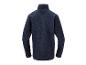 Dunkelblaue Fleecejacke mit Reißverschluss, Rückansicht