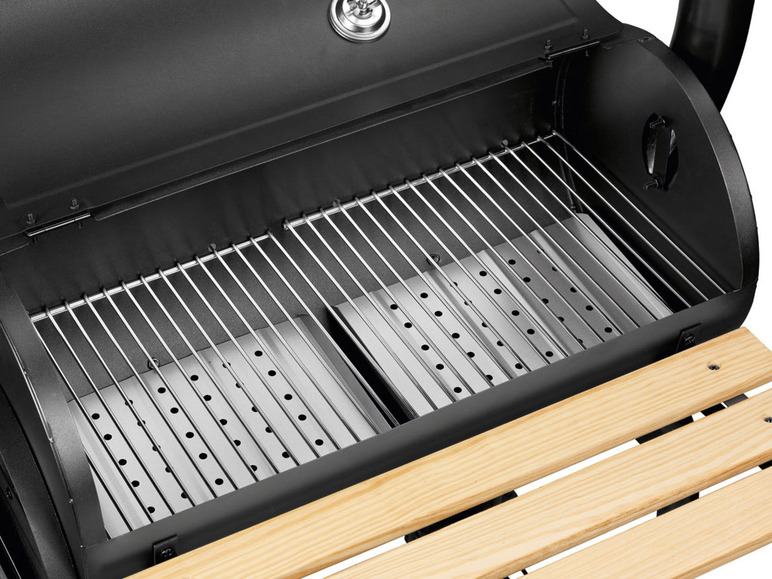 GRILLMEISTER Holzkohle-Smokergrill »GMS 92 A1«, separater mit Brennkammer