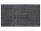 Grauer Teppich mit geometrischem Labyrinthmuster