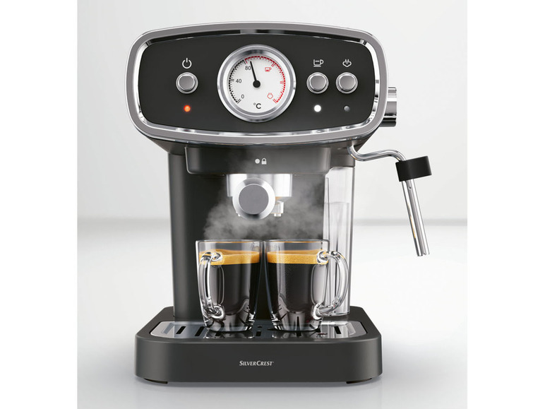Gehe zu Vollbildansicht: SILVERCREST Espressomaschine »SEM 1050 B1«, mit Siebträger - Bild 11