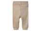 Beige Babyhose aus Baumwolle