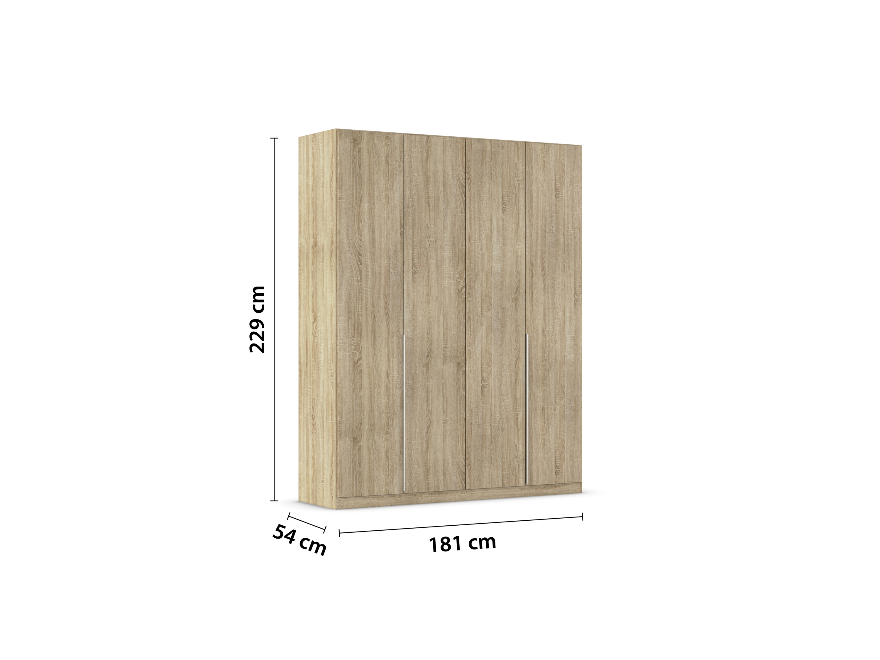 Thumbnail - rauch ORANGE Drehtürenschrank Alabama (Premium, Eiche sonoma, Breite 181cm, Höhe 229cm)