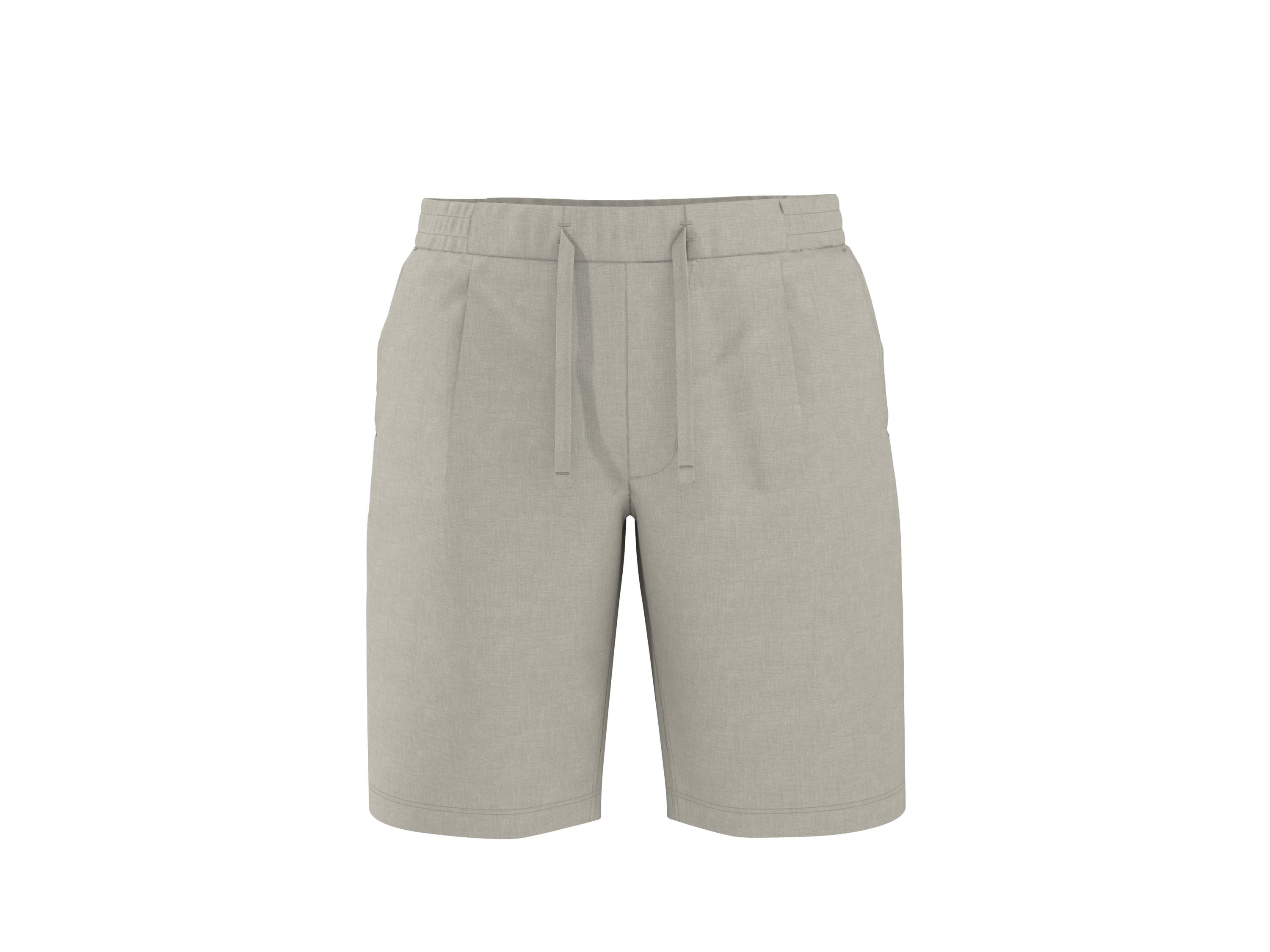 ESMARA MEN Herren Shorts mit Leinen (Beige, XL (56/58))