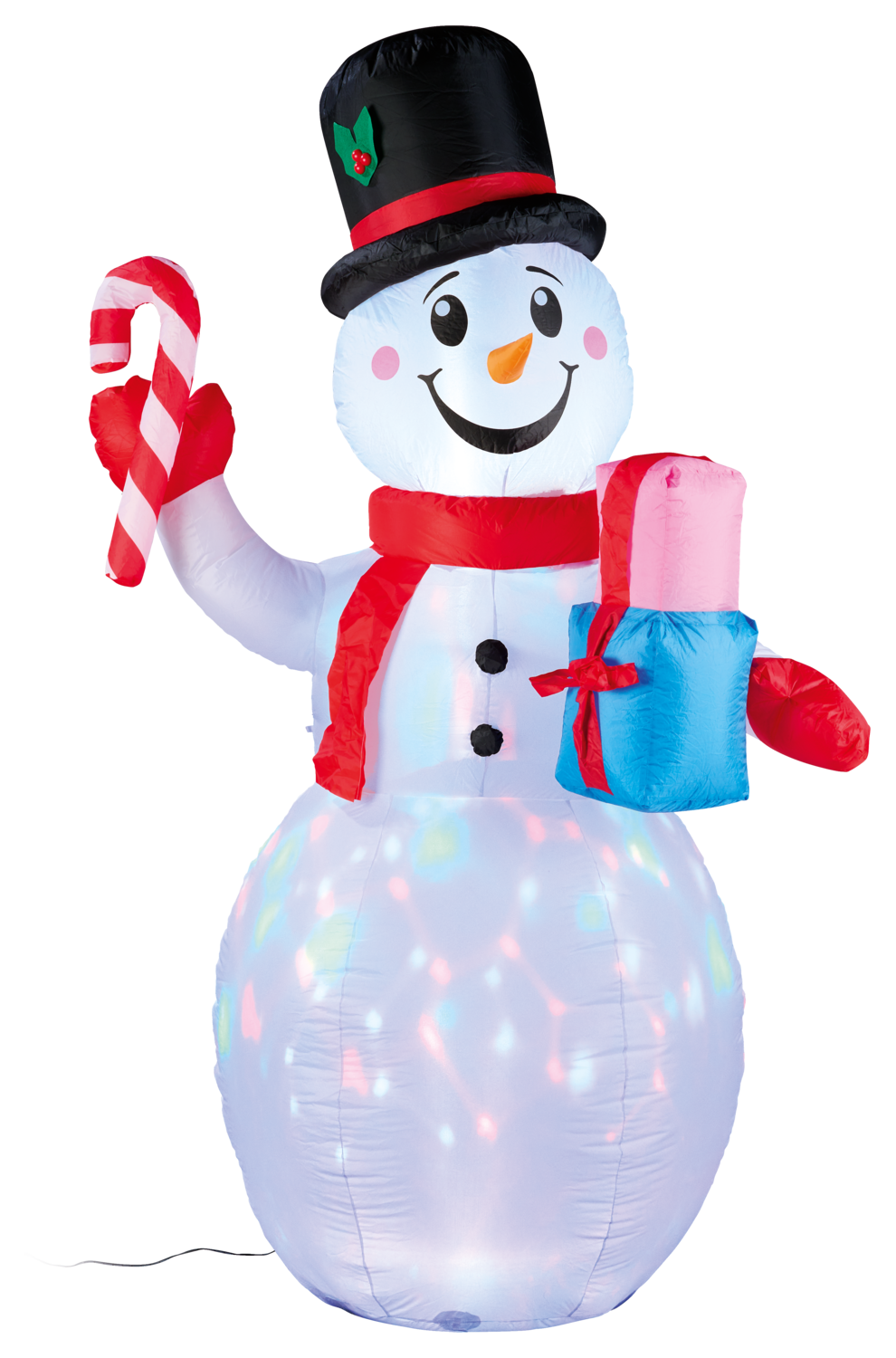 LIVARNO® Selbstaufblasende LED-Weihnachtsfigur (Schneemann) – Bild 3 von 4