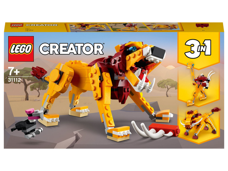 Gehe zu Vollbildansicht: LEGO® Creator 31112 »Wilder Löwe« - Bild 1