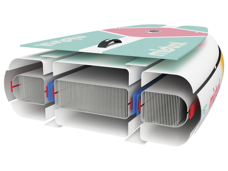 Gehe zu Vollbildansicht: Mistral SUP »Allround-Vivid 10'6 Zoll« mit Doppelkammer-System - Bild 6