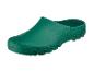 Grüner Gartenschuh aus Synthetikmaterial mit gewellter Sohle