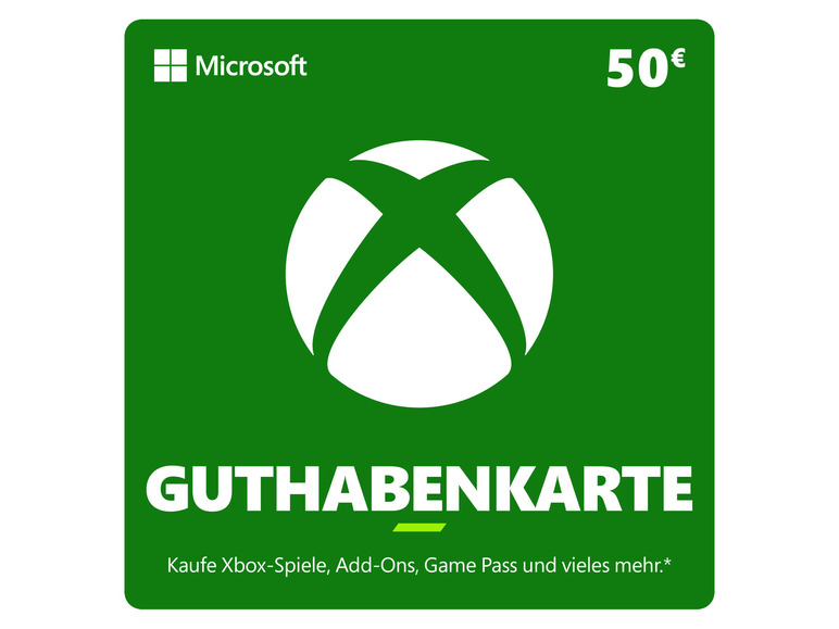 Gehe zu Vollbildansicht: Xbox Code über 50 € - Bild 1