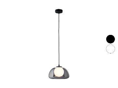 LIVARNO home LED-Pendelleuchte, Lampenschirm aus hochwertigem Glas