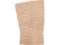 Beige Kompressionsbandage für Knie oder Ellbogen, aus gestricktem Material.