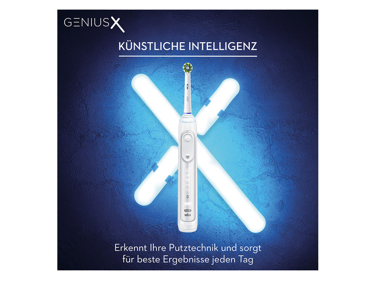 Gehe zu Vollbildansicht: Oral-B Genius X Elektrische Zahnbürste, weiß - Bild 6