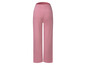 Rosa Hose mit weiten Beinen