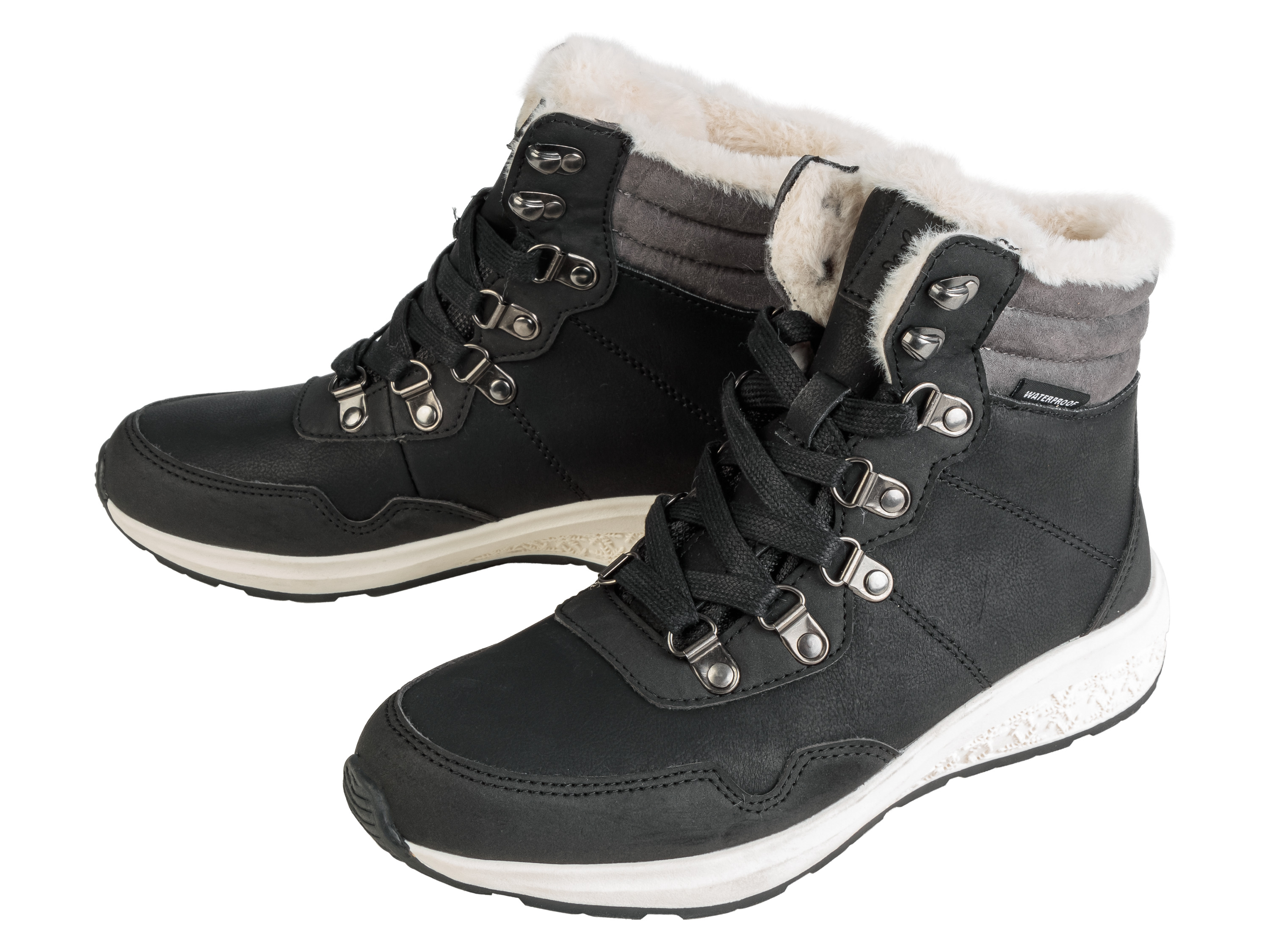 esmara® Damen Winterstiefel mit Warmfutter (Schwarz, 37) | 04335814037123