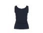 Damen Basic-Tanktop in Marineblau, Rückansicht