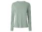 Damen Langarm-T-Shirt in hellgrüner Farbe