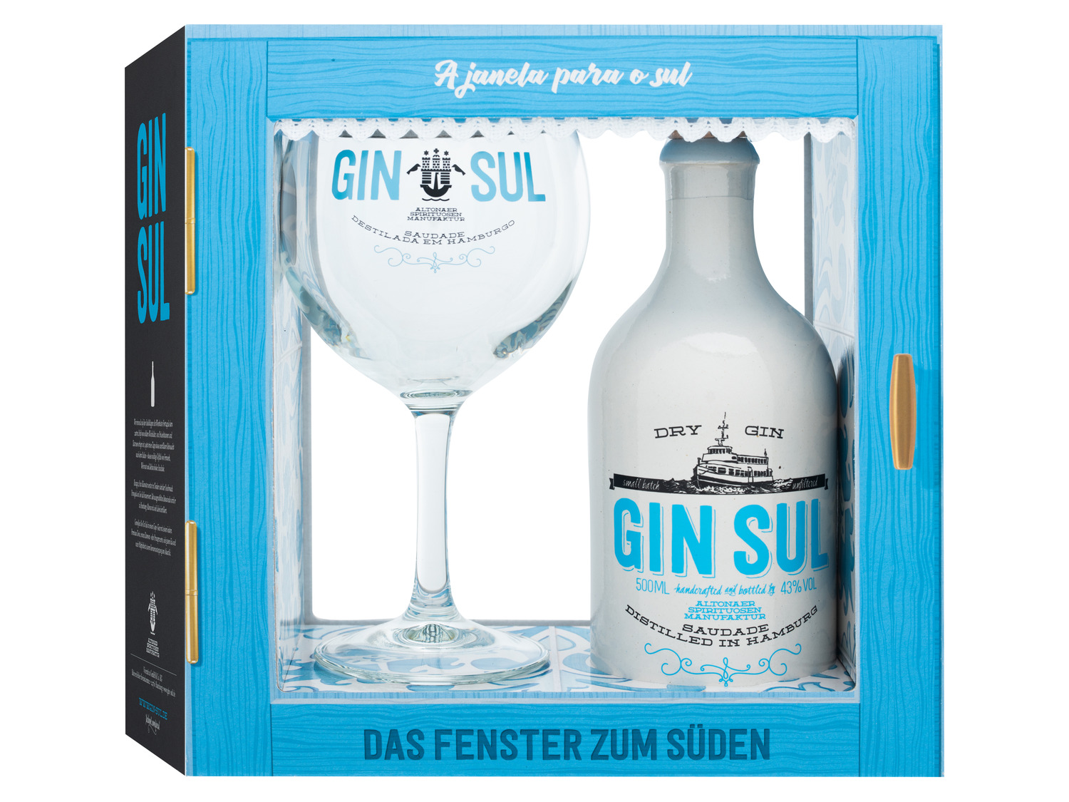 | 43% Dry Gin mit Vol Geschenkbox Sul Gin LIDL