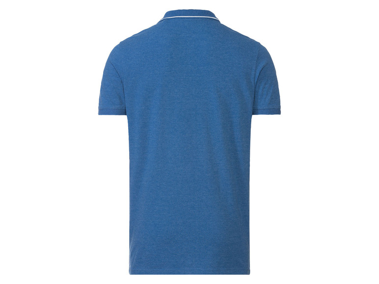 Gehe zu Vollbildansicht: LIVERGY® Herren Poloshirt, Slim Fit, mit Stickerei auf der Brust - Bild 4