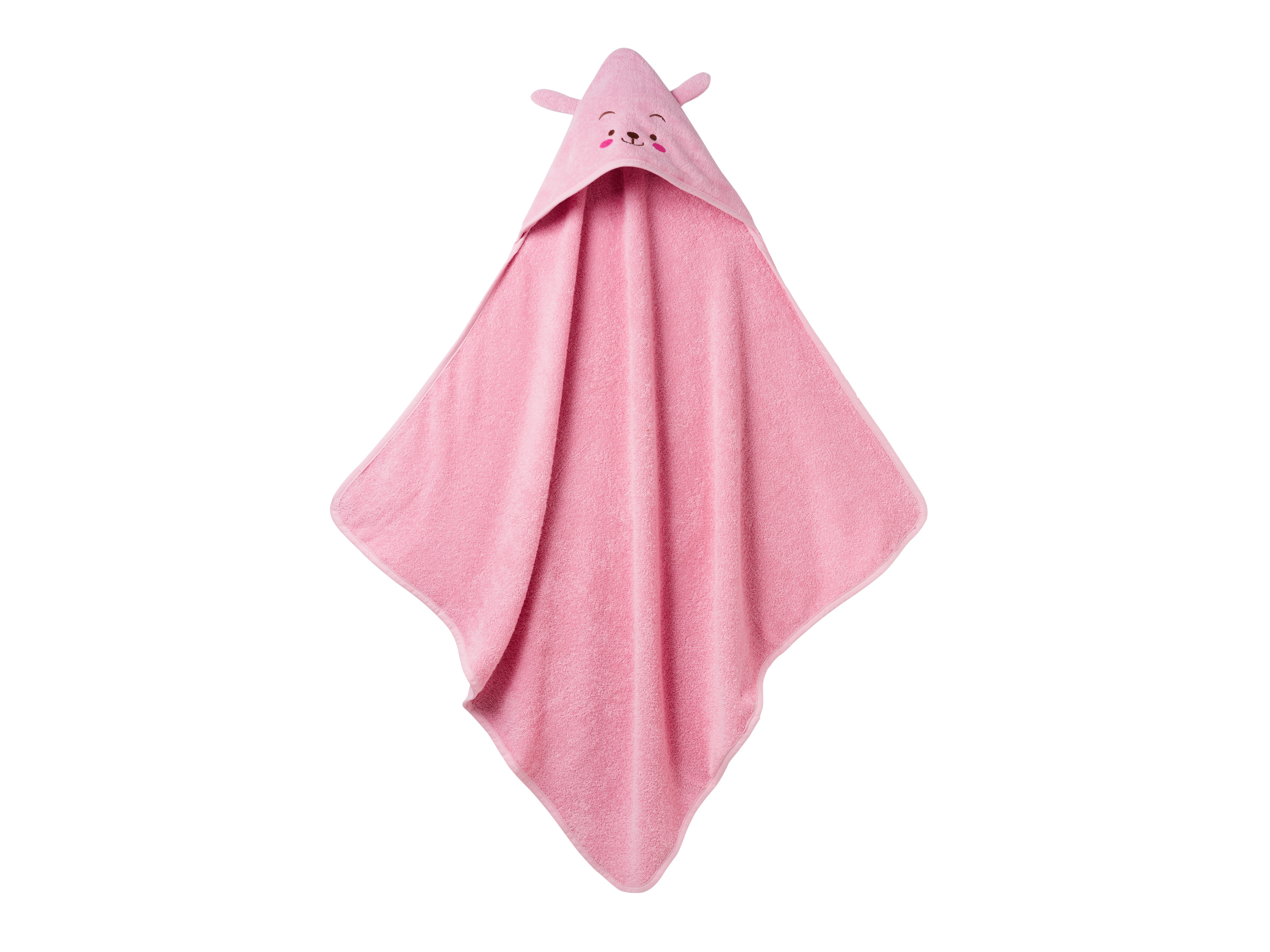 LUPILU® Baby Kapuzentuch, 85 x 85 cm (Rosa) – Bild 4 von 4