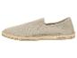 Beige Slip-on Espadrilles mit geflochtener Sohle