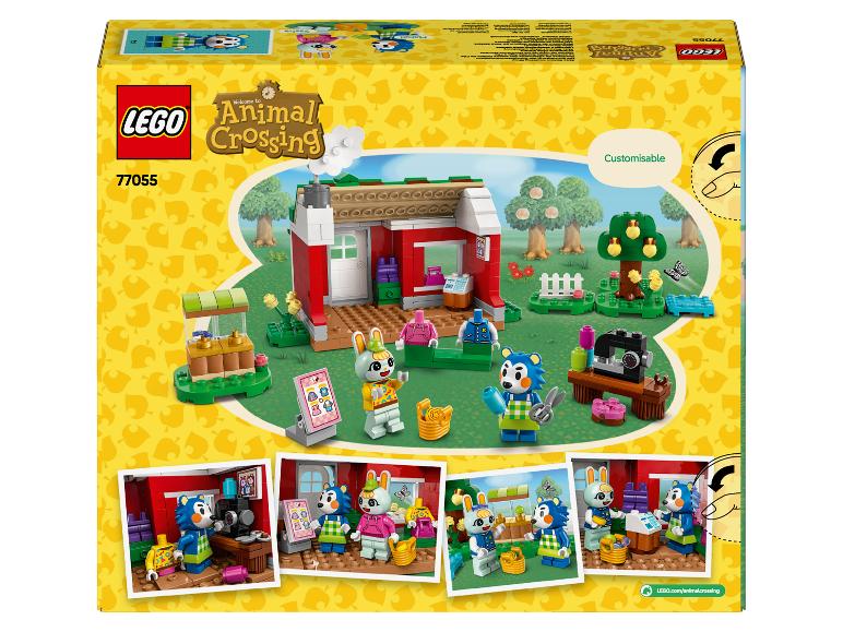 LEGO Animal Crossing Box 77055 mit Figuren und Spielsets.