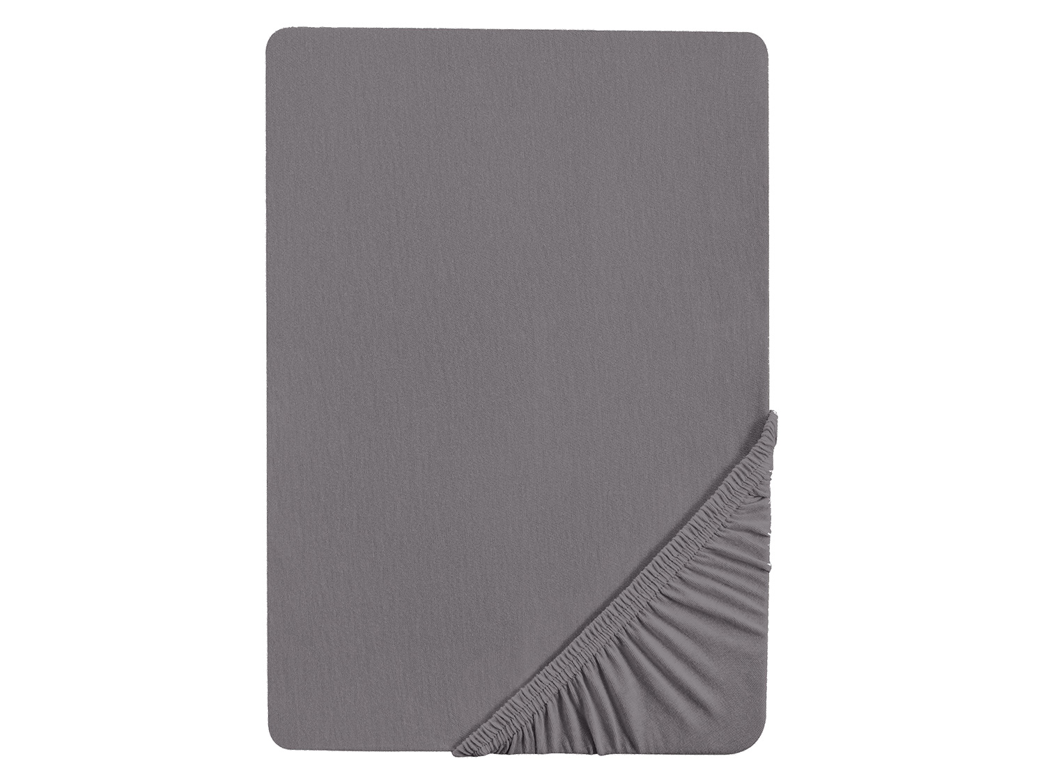 Biberna Feinjersey Spannbettlaken (silber/grau, 180 – 200 x 200 cm) | 04005774204285