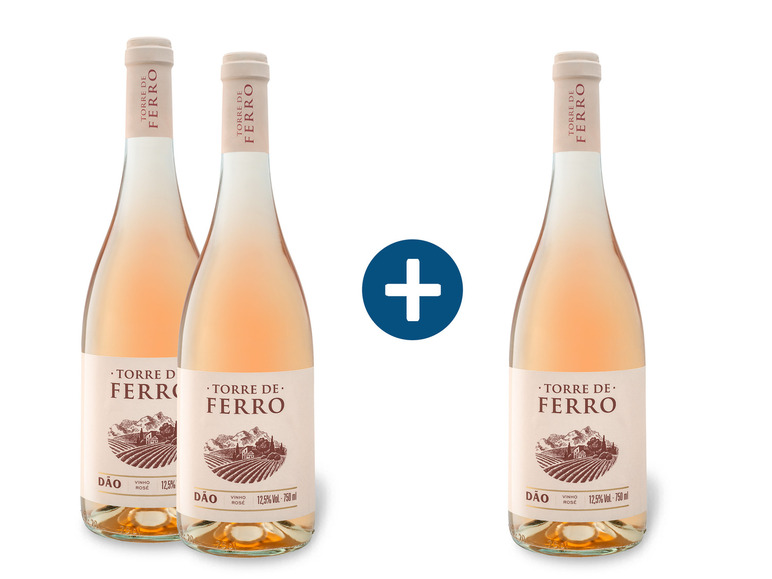 2+1 Paket Torre de Ferro Dão DOC trocken, Roséwein