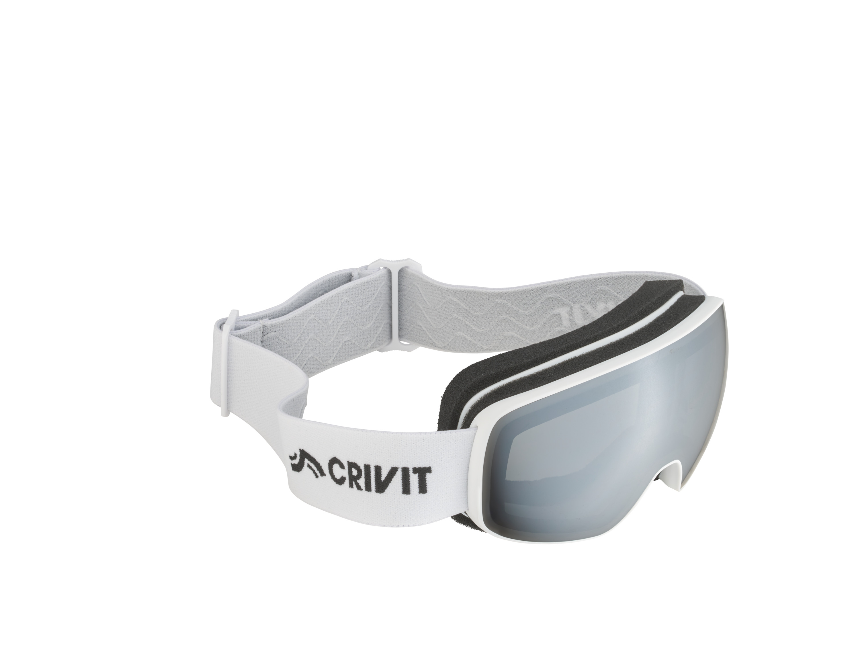 Thumbnail - CRIVIT Kinder Ski- und Snowboardbrille (Rahmenlos, Weiß)