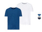 LIVERGY® Herren T-Shirt, 2 Stück, körpernah geschnitten